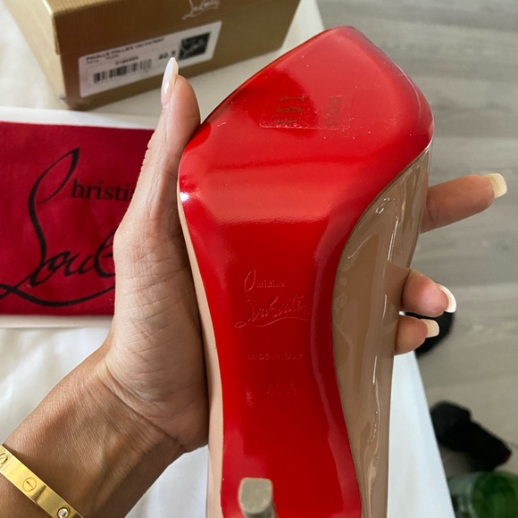 Christian Louboutin shoes Pigalle Nude sz 9 - Picture 4 of 5
